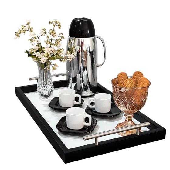 Bandeja Café Alças Bebidas Xícaras Bar Aparador Portátil Ambiente Escritório Recepção é ruim? Bandeja Café Alças Bebidas Xícaras Bar Aparador Portátil Ambiente Escritório Recepção é boa?