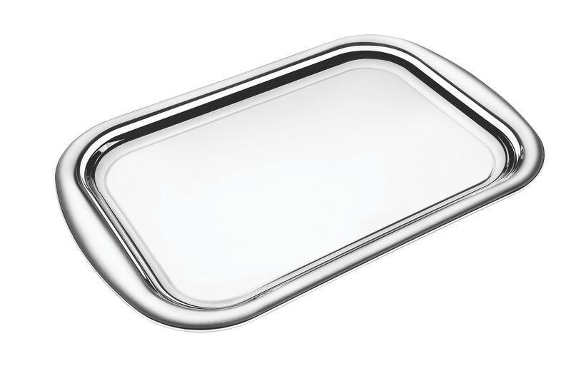 Imagem de Bandeja cosmos retangular em aco inox 39 cm tramontina