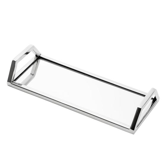 Imagem de Bandeja de Aço Inox com Espelho 30cm x 12cm - Wolff