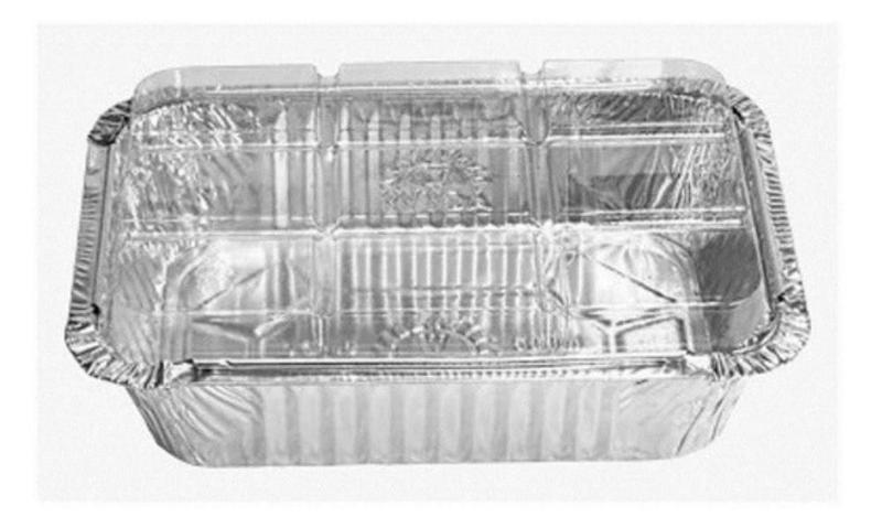 Imagem de Bandeja De Alumínio D7FS 750 Ml Com 50 Unidades Com Tampa Plástica Wyda