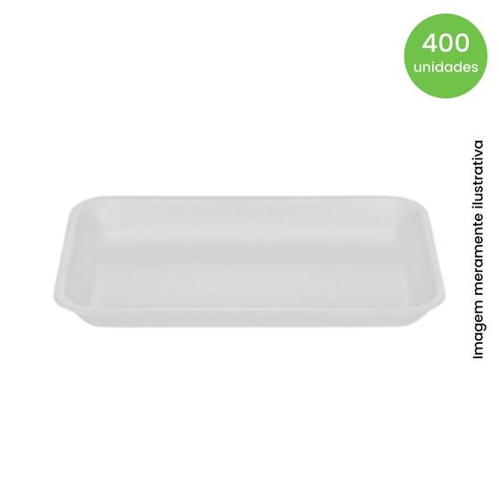 Imagem de Bandeja de Isopor Rasa 02 Bom Apetite com 400 unidades