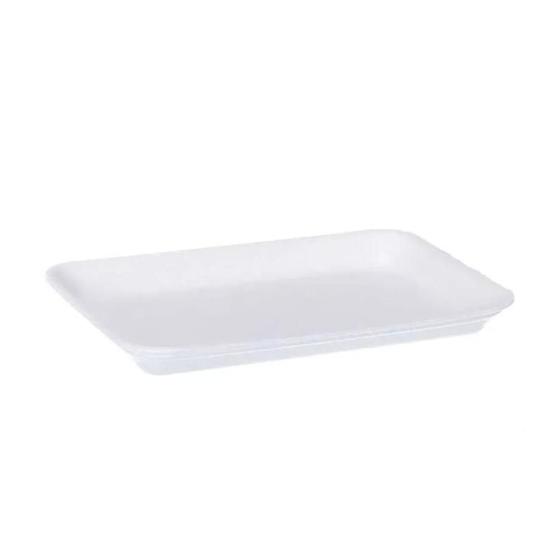 Imagem de Bandeja de Isopor Rasa B3 para Alimentos, Grãos e Diversos. Pacote com 250 Unidades