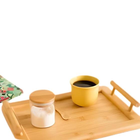 Imagem de Bandeja de Servir Retangular com Alças para Crianças
