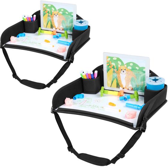 Imagem de Bandeja de Viagem COOLBEBE Kids para Cadeira de Carro - Com 2 Unidades de Armazenamento