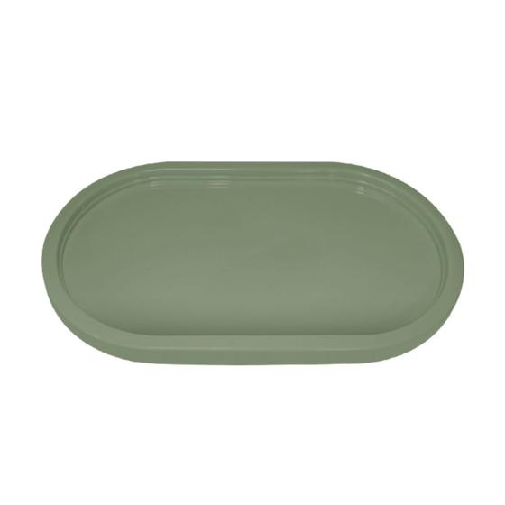 Imagem de Bandeja Decorativa Oval Verde Eucalipto Un - Tasil