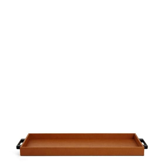 Imagem de BANDEJA EM MDF COM REVESTIMENTO SINTETICO MARROM MART 49cm