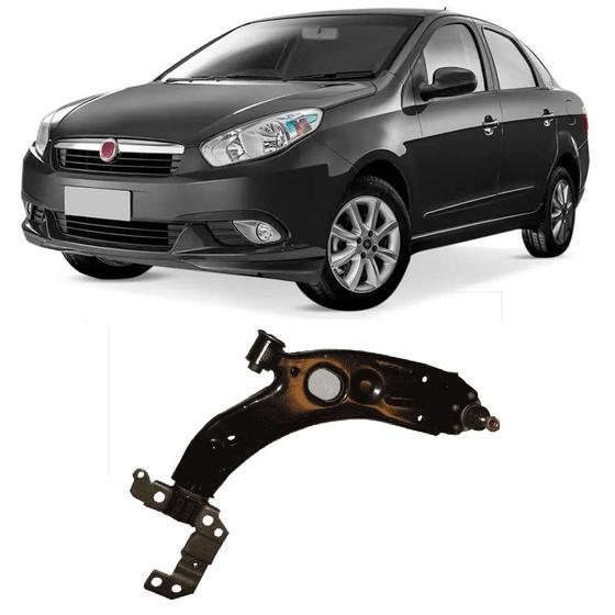 Imagem de Bandeja Fiat Grand Siena Dianteira 2011 Até 2019 Lado Direito