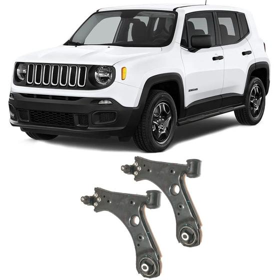 Imagem de Bandeja Jeep Renegade 4x4 Dianteira 2015 Até 2020 O Par