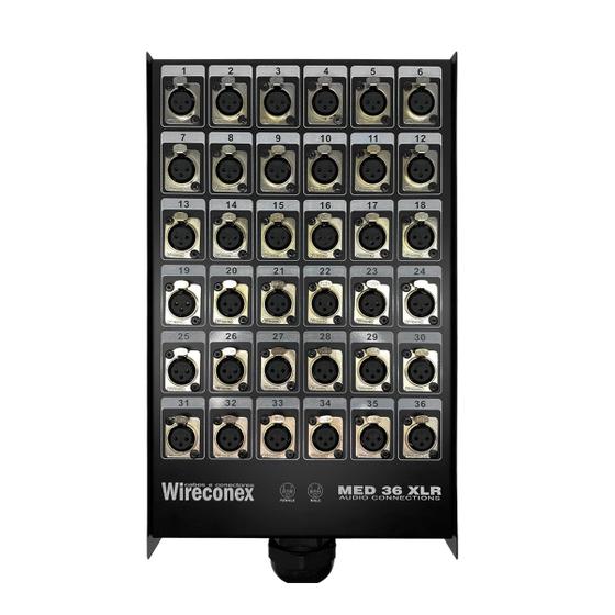 Imagem de Bandeja medusa wireconex 36 vias com conectores de 1 saida