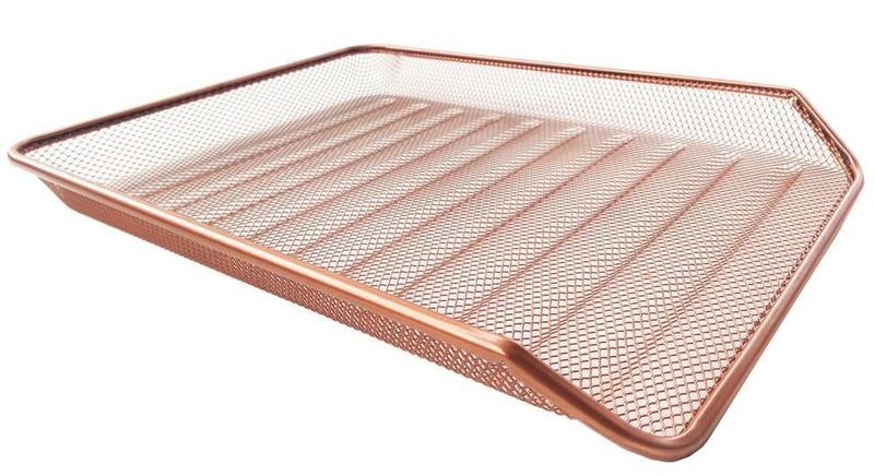 Imagem de Bandeja Organizadora Multiuso D Mesa De Escritório Rose Gold