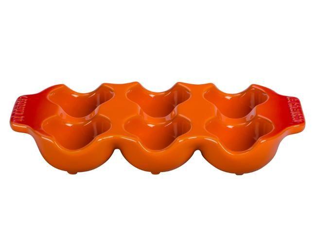 Imagem de Bandeja para 6 ovos Laranja Le Creuset