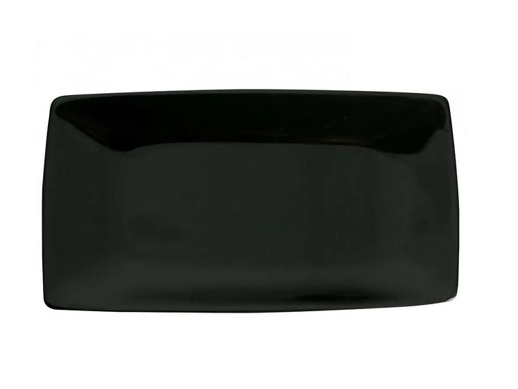 Imagem de Bandeja Rasa Oriental Preto 30 cm Prato Square Germer Porcelanas