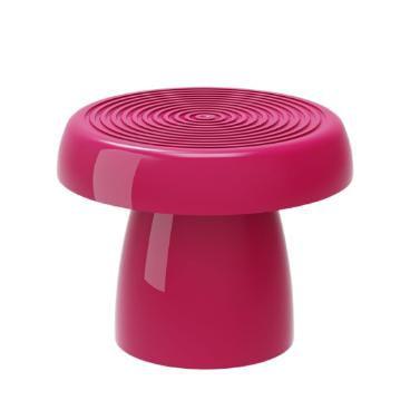 Imagem de BANDEJA REDONDA ALEGRA 20 CM + PÉ (VASO) 15 CM - MAGENTA - Produfest