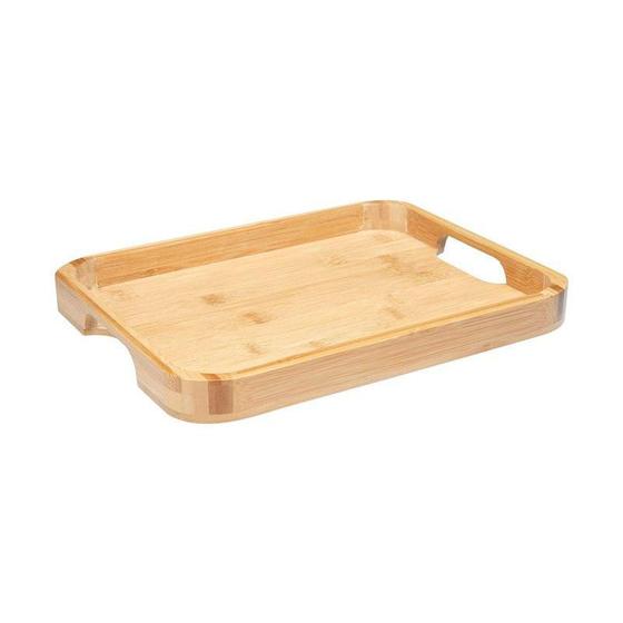 bandeja retangular bambus 30 cm x 23 cm - Home Style Menor preço em bandeja retangular bambus 30 cm x 23 cm - Home Style