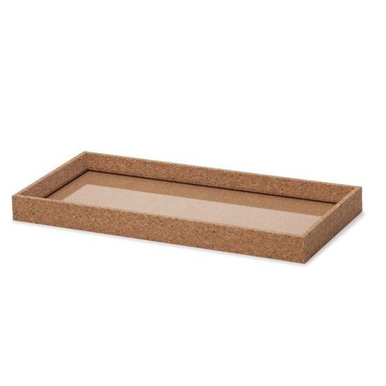 Imagem de Bandeja Retangular em MDF com Cortiça 28 X 12 X 3CM MART 15682