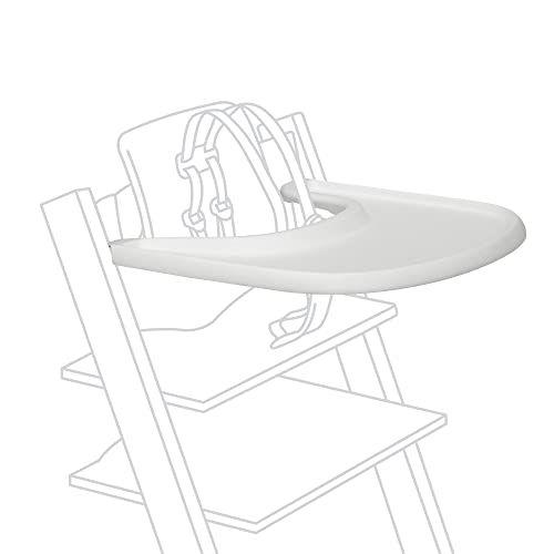 Imagem de Bandeja Stokke, Branco - Projetado Exclusivamente para Cadeira Tripp Trapp + Tripp Trapp Baby Set - Conveniente de Usar e Limpar - Feito com Plástico Livre de BPA - Adequado para Crianças de 6 a 36 Meses