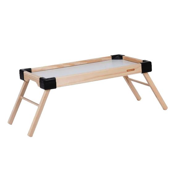 Bandeja Tramontina Small Preta com Pés Dobráveis 27x47cm Menor preço em Bandeja Tramontina Small Preta com Pés Dobráveis 27x47cm