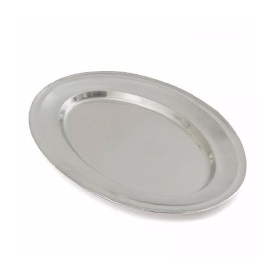 Imagem de Bandeja Travessa De Inox Grande 49cm.