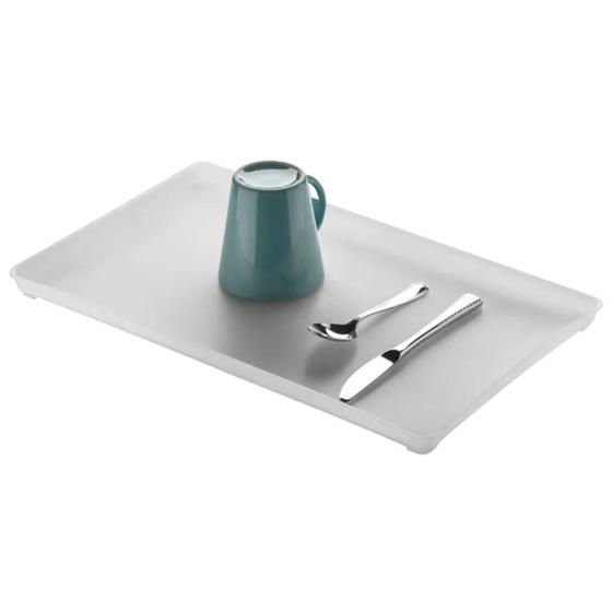 Imagem de Bandeja Travessa Plástica 40x25cm Escorredor Louça Pia Cozinha - 1501nt Future