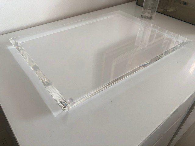 Imagem de Bandeja Tray Lapid Diamond Em Acrílico Cristal 20MM