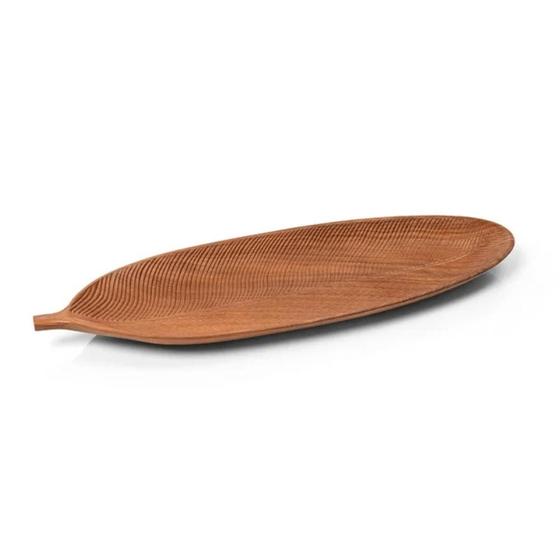 Imagem de Bandeja Wood Folha 50X18cm - Copa & Cia