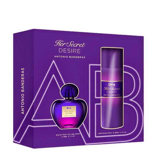 Imagem de Banderas Kit Her Secret Desire Eau de Toilette 80ml + Desodorante 150ml