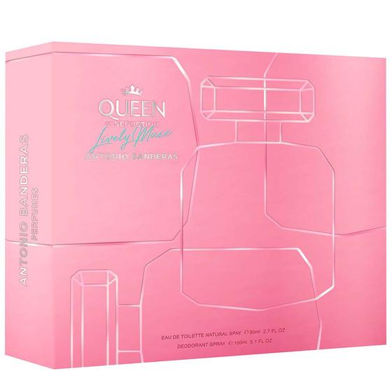 Imagem de Banderas Queen of Seduction Lively Muse Kit - Perfume Feminino EDT + Desodorante Spray 24h