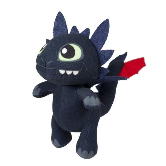 Imagem de Banguela Toothless Pelúcia de 15cm Original Como Treinar O Seu Dragão SUNNY 846