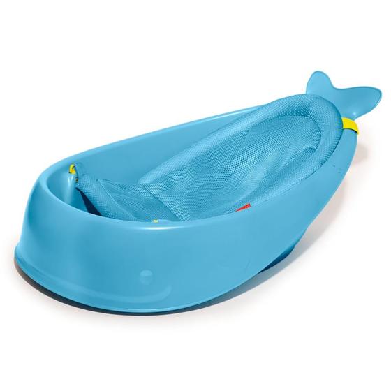 Imagem de Banheira Bebê Baleia Moby 3 Estágios Azul Skip Hop