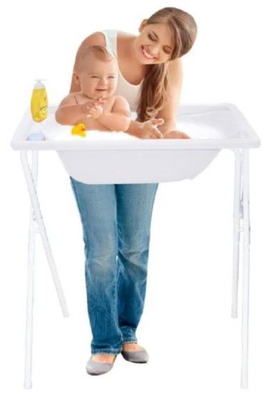 Imagem de Banheira Com Suporte para Bebê Tanque Resistente 20 Litros