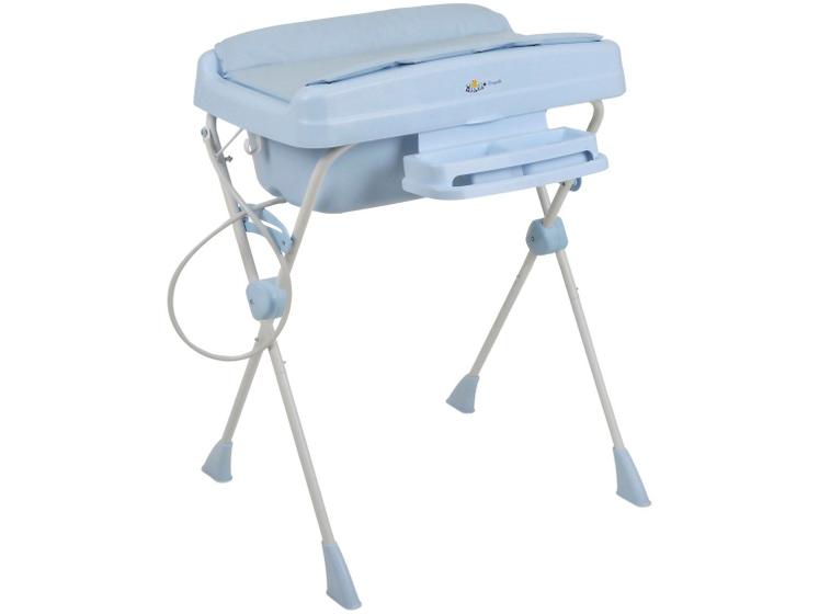 Banheira de Bebê Burigotto Millenia+ Baby Blue Trocador Azul Imagem de Banheira de Bebê Burigotto Millenia+ Baby Blue Trocador Azul