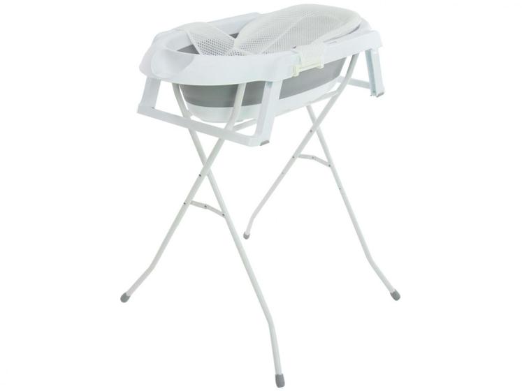 Banheira de Bebê com Suporte Safety 1st Smile Grey 35L Menor preço em Banheira de Bebê com Suporte Safety 1st Smile Grey 35L