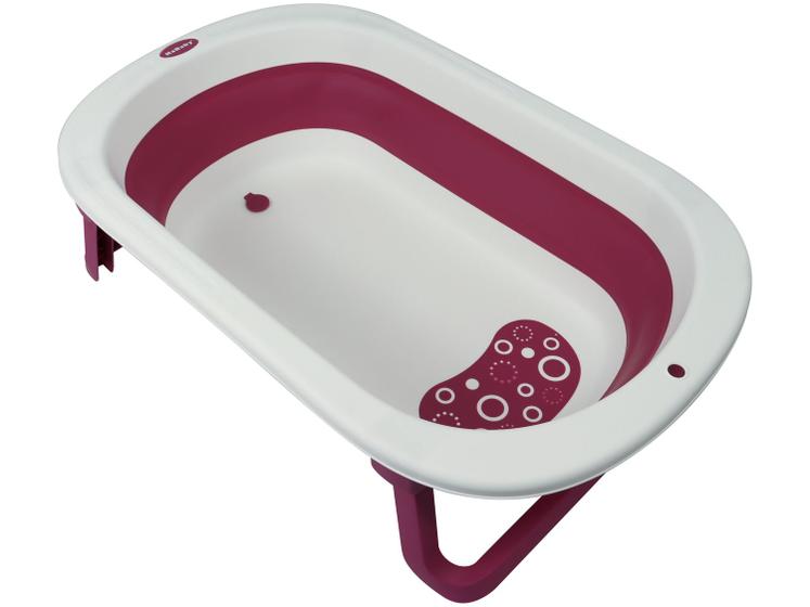 Banheira de Bebê Dobrável KaBaby Infantil Rosa Menor preço em Banheira de Bebê Dobrável KaBaby Infantil Rosa