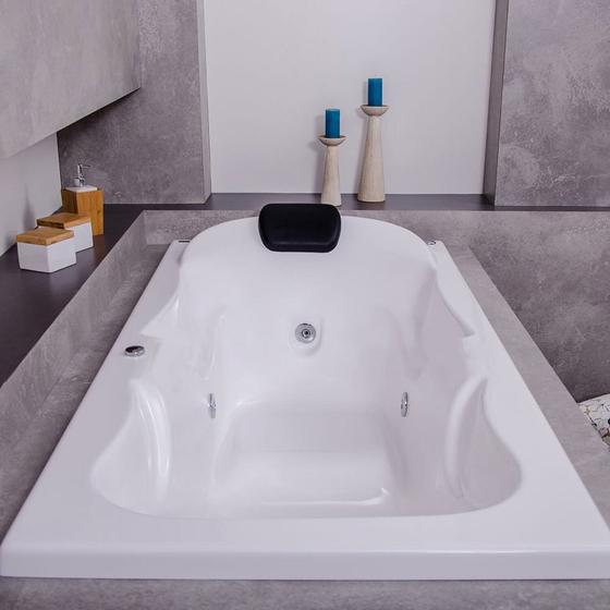 Imagem de Banheira de Hidromassagem Serenade em Gel Coat Super Luxo com Aquecedor 160 Cm - Volume Ideal 180 Li - 220V