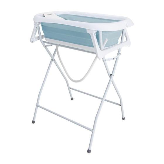 Imagem de Banheira Dobrável com Suporte Flex Plus Azul - Kiddo