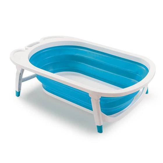 Imagem de Banheira Dobravel Flexi Bath Azul BB172 Multikids Baby