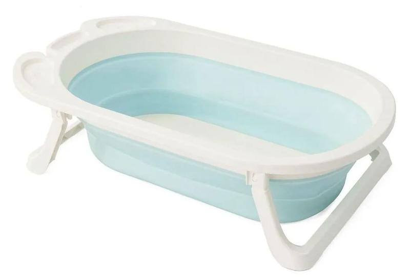 Imagem de Banheira Dobrável Infantil Bagno Portátil Baby Style - Azul