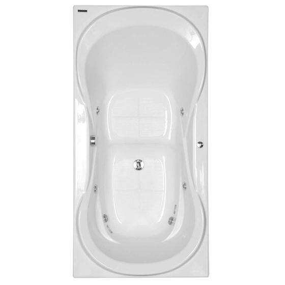 Imagem de Banheira Hidromassagem Astra Due Luxo 170cmx90cmx44cm - 04 Jatos Branco Gel-Coat P2 Sem Aquecedor