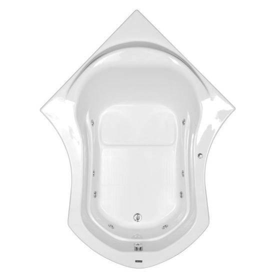 Imagem de Banheira Hidromassagem Astra Imperiale Luxo 215cmx170cmx56cm - 04 Jatos Gel Coat P4 Sem Aquecedor