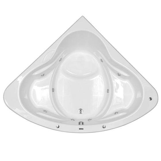 Imagem de Banheira Hidromassagem Astra Innovare Luxo 159cmx210cmx59cm - 04 Jatos Acrílico P3 Com Aquecedor