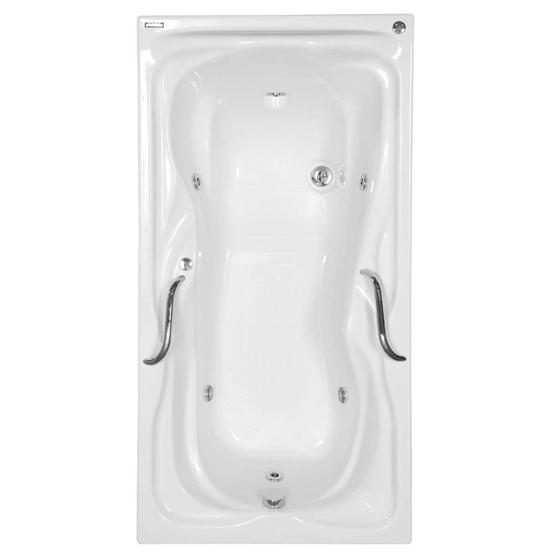 Imagem de Banheira Hidromassagem Astra Nobile Luxo 180cmx90cmx57cm - 04 Jatos Gel Coat P1 Sem Aquecedor 110V