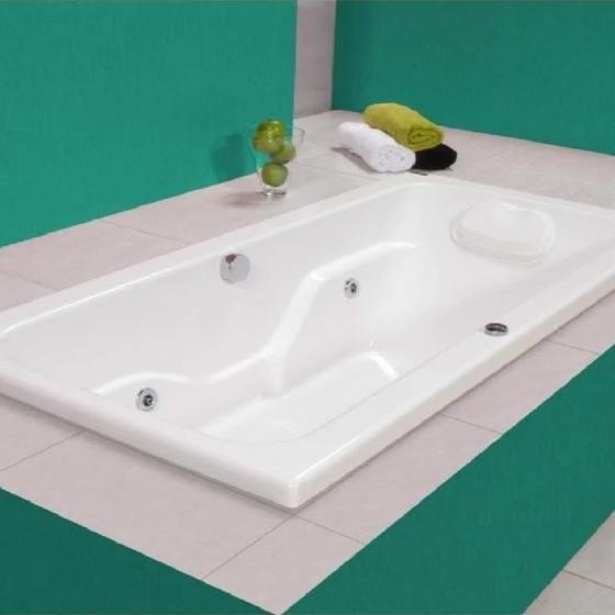 Imagem de Banheira Hidromassagem Box Nuova em Gel Coat Luxo com Aquecedor - 150cm - Volume Ideal 105 litros - - 110V