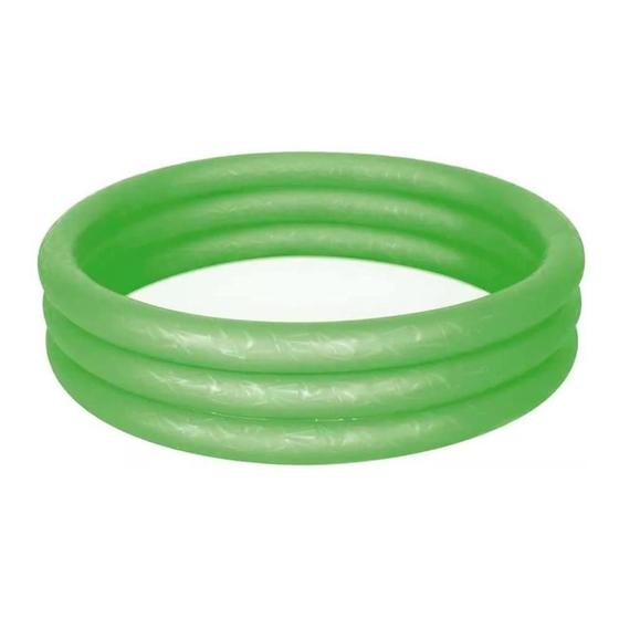Banheira Inflável Mor 130 Litros Verde - Ref.1782 Imagem de Banheira Inflável Mor 130 Litros Verde - Ref.1782
