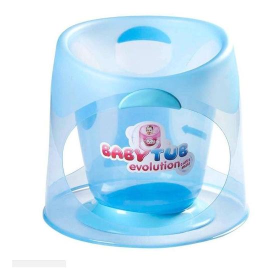 Banheira Ofuro Baby Tub Evolution Azul Ofurô para Bebê Magazine Luiza