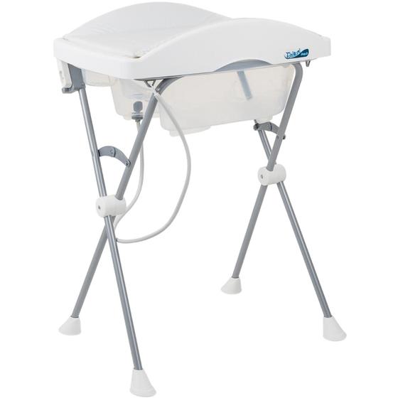 Banheira para Bebe com Trocador Burigotto Tchibum Branca Menor preço em Banheira para Bebe com Trocador Burigotto Tchibum Branca