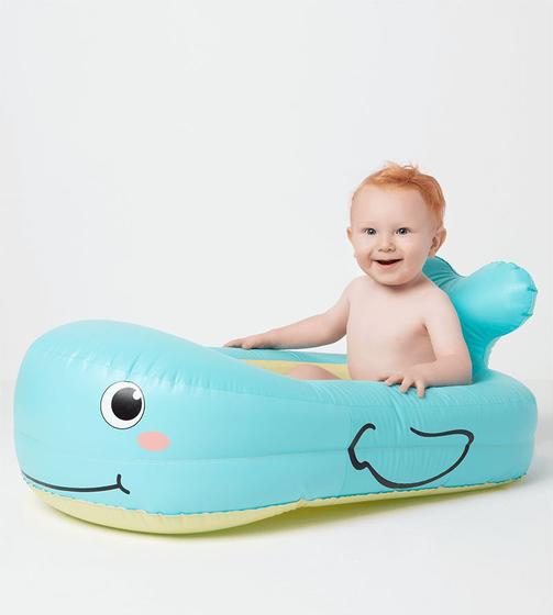 Imagem de Banheira para bebê inflável baleia feliz-buba-hora do banho