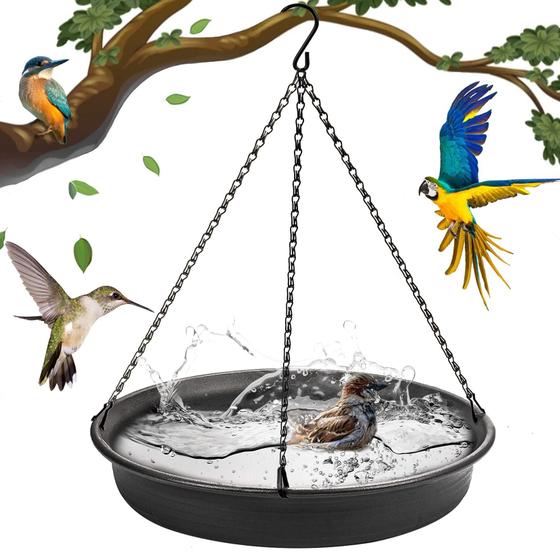 Imagem de Banheira Suspensa para Pássaros CARGEN - Bandeja de Banho para Exteriores