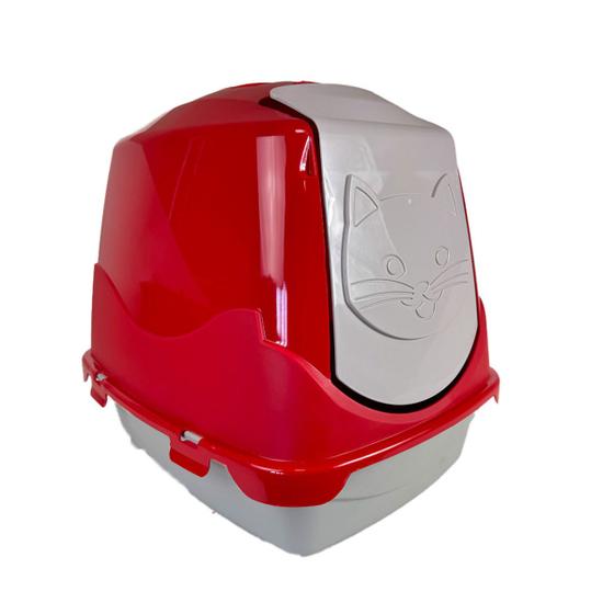 Imagem de Banheiro Pet Injet Toilet para Gatos - Tam. Único - Vermelho