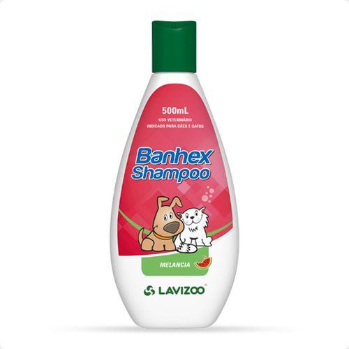 Imagem de Banhex Shampoo Lavizoo Melancia Para Cães E Gatos - 500 Ml