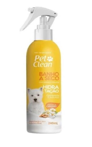 Imagem de Banho a seco hidratação para cachorro e gato pet clean 240ml
